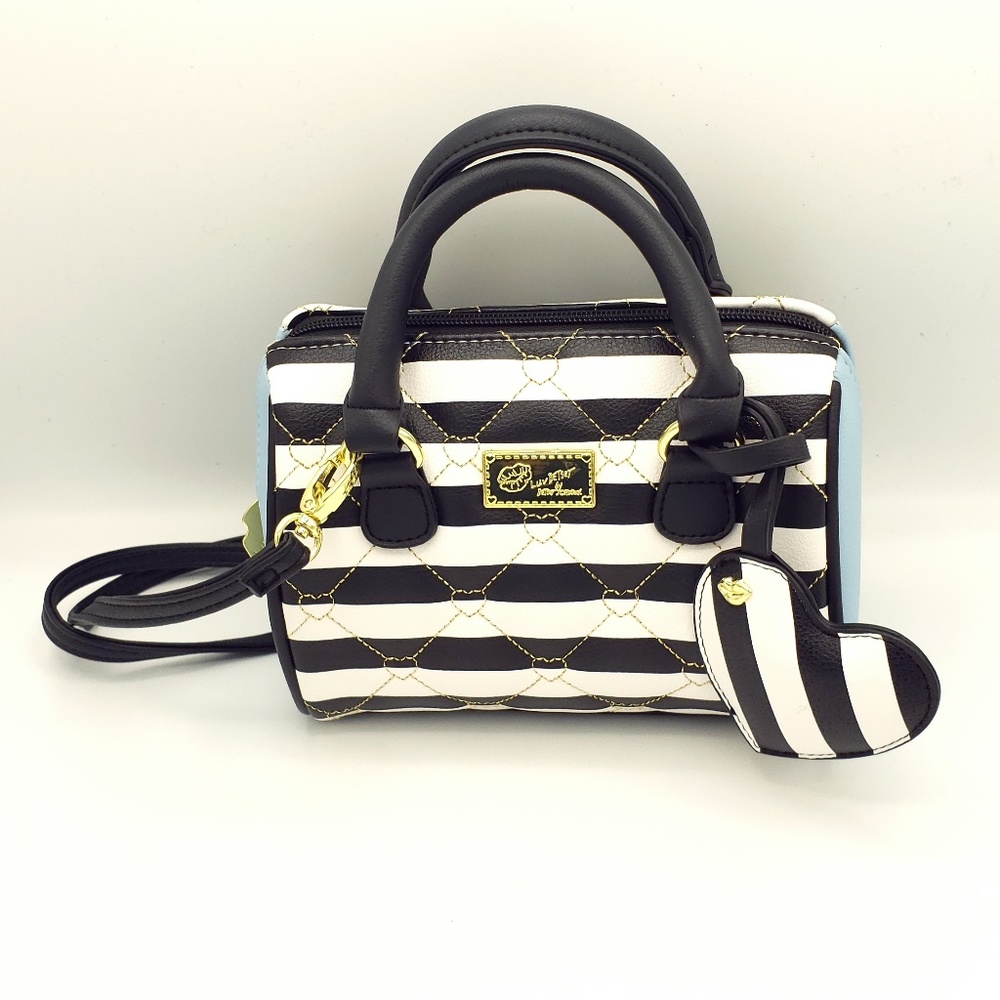 NWT Luv Betsey Johnson Harlii Heart Mini bag